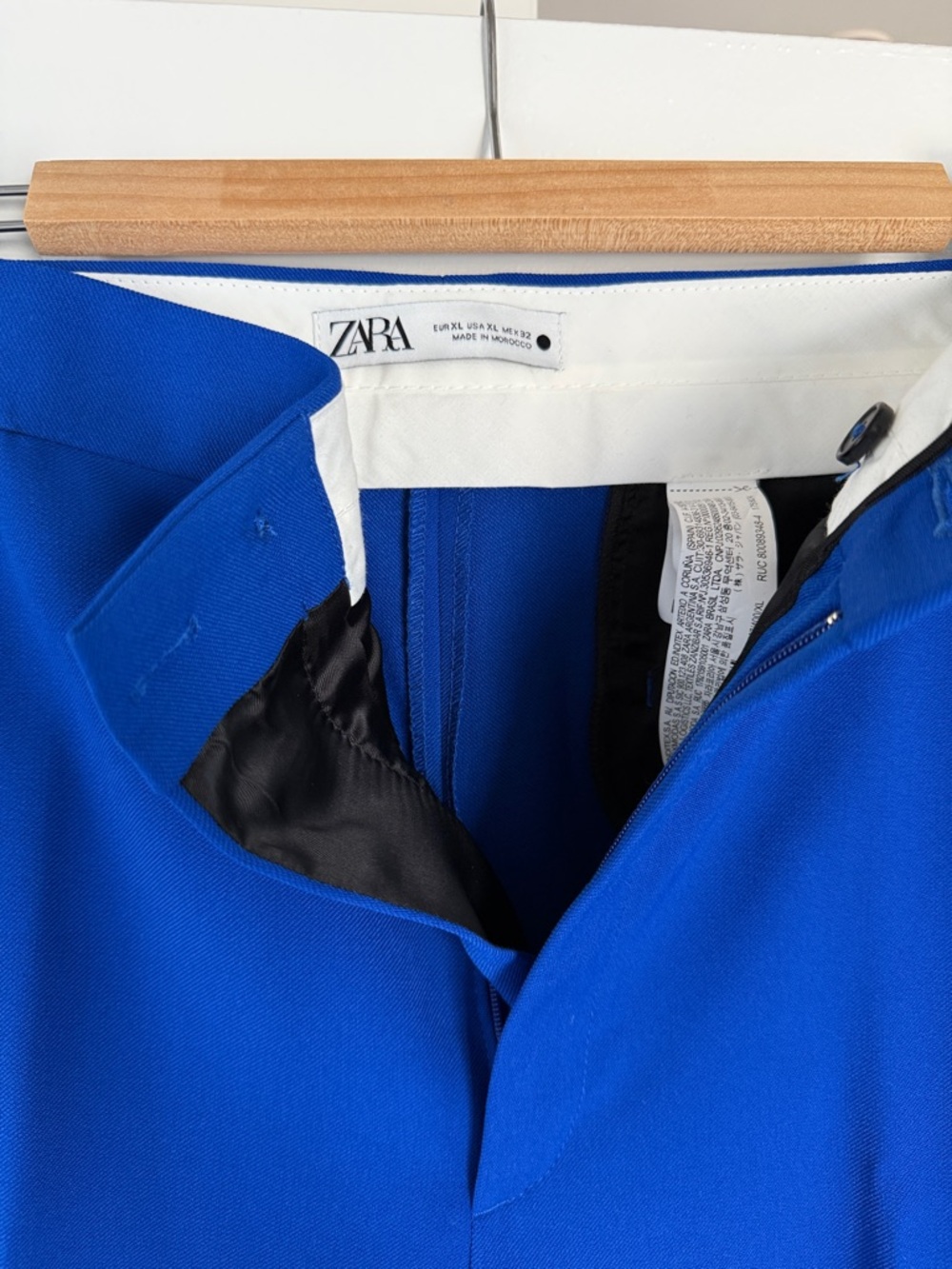 Never worn Zara Cobalt Blue Double-Breasted Tailored Suit - Picture 5 of 7